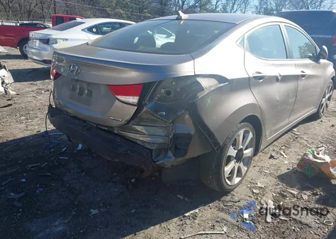 2011 Hyundai Elantra Limited из США, поврежденный, VIN 5NPDH4AE2BH008358